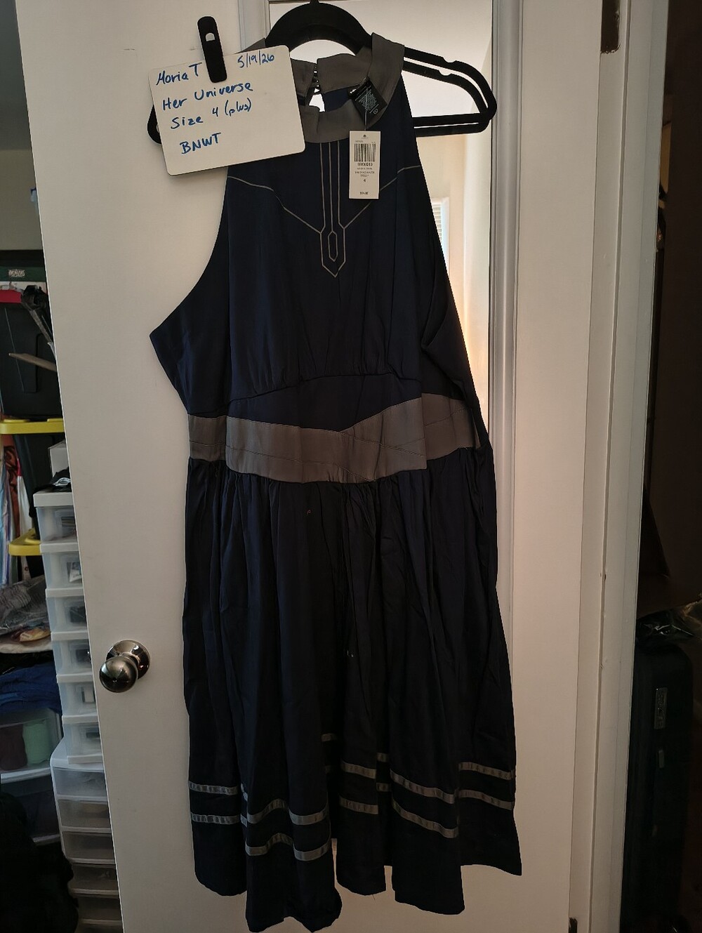 Her Universe Star Wars Ahsoka Tano Halter Dress Plus size 4 BNWT